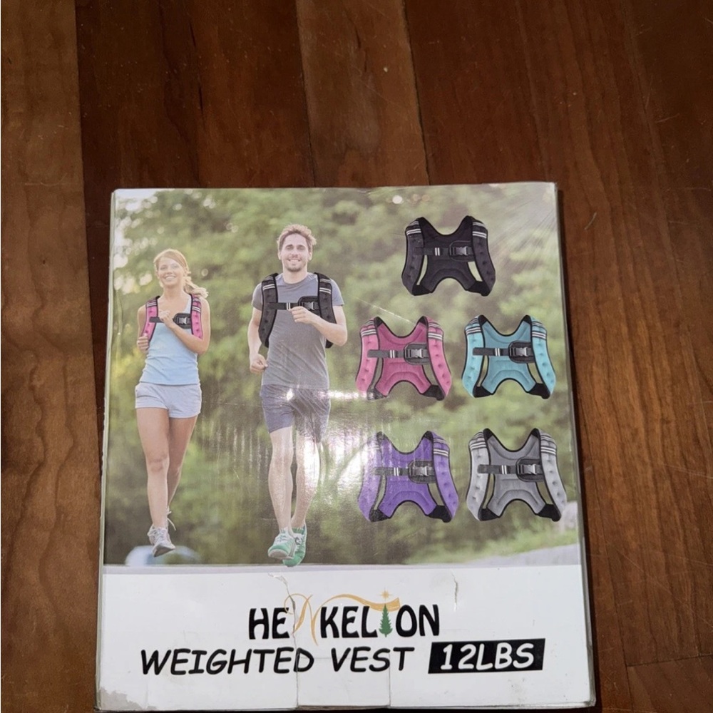 Black Weighted Vest for Men